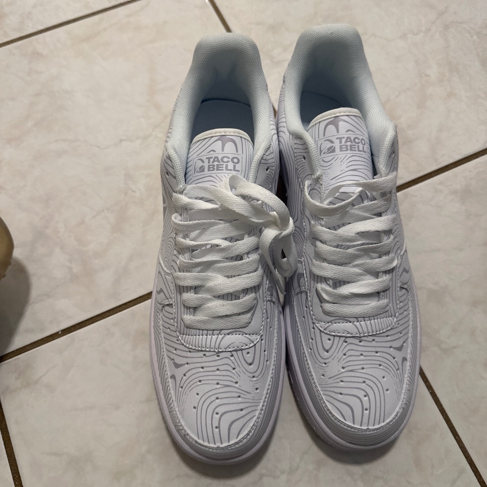 Taco Bell Air Force 1 Sneakers